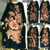 Gambar grosir ecer longdress super Jumbo anggrek l Daster l Batik jumbo l dress murahl Batik murah l baju murah wanita l katun jepang dari NEO shopp1 undefined 2 Tokopedia