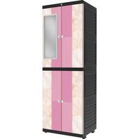 Gambar NAIBA LEMARI PAKAIAN - NAIBA LEMARI PLASTIK NEW NANDOS-FIT LONG DOOR CABINET - 7404 LOM, BUBBLE 2 LAPIS dari Supermarket furniture undefined 3 Tokopedia