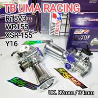 Gambar ** TB THROTTLE BODY UMA RACING VARIO R15V3 MXKING 150 VIXION NEW NVA NVL 32 34 36 38 40 42 UMA RACING ** - MX KING 42 MM dari ARM AUTOMOTIVE undefined 4 Tokopedia