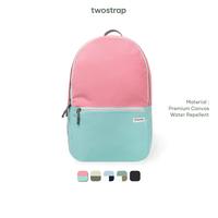 Gambar Tas Ransel Backpack Laptop 15.6 Inch Twostrap Water Resistant Vecta2.0 - JetBlack dari Twostrap Official Store undefined 1 Tokopedia