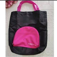 Gambar TAS LIPAT ASLI Hitam Pink Original Tas Bekal Tupperware Diskon Tas Bekal Tas Cangklong Tote Bag Tas Belanja Tas Travel Tas Shopping dari rachma gallery tokopedia undefined 1 Tokopedia