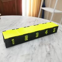Gambar Box Deck Beyblade X 5G dengan angka - 3D Print - custom order - Hitam-Kuning dari dorxlab undefined 1 Tokopedia