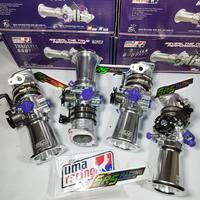 Gambar ** TB THROTTLE BODY UMA RACING VARIO R15V3 MXKING 150 VIXION NEW NVA NVL 32 34 36 38 40 42 UMA RACING ** - MX KING 42 MM dari ARM AUTOMOTIVE undefined 1 Tokopedia