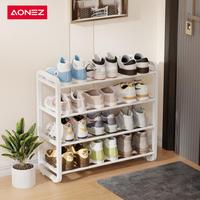 Gambar (Pra) Aonez 4 Layers Minimalis Rak Sepatu Besi Bertingkat Rak Susun Sepatu - 4-layer dari Primadonanekaa undefined 1 Tokopedia