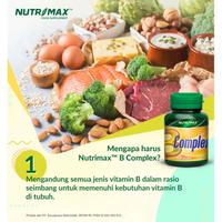 Gambar NUTRIMAX B COMPLEX - 30 TABLET | Suplemen Sistem Saraf Neutropik, Membantu Mengatasi Stress dan Depresi dari VitaminDiskon undefined 5 Tokopedia