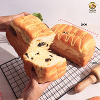Gambar [SATRIA ROTI] 1 Pcs Vanilla Raisin Loaf Bread Roti Jumbo Cemilan Viral dari Satria roti_NEW undefined 3 Tokopedia