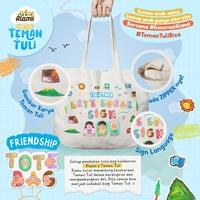 Gambar [Alamii x Gerkatin] Friendship Tote Bag with Zipper (untuk Teman Tuli) dari Alamii Food undefined 3 Tokopedia
