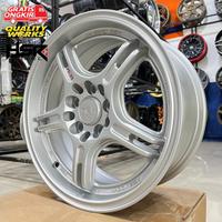 Gambar Velg Mobil Variasi HSR Wheel R15 Pcd 5x100 5x114,3 Toko Velg Mobil Murah dari Quality Works HSR Surabaya undefined 5 Tokopedia