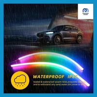 Gambar Mona- 2 Buah Lampu Lari Siang Hari Led Mobil Drl Kontrol Aplikasi Lampu Hias Bar Lampu Sein Aliran Warna-Warni Rgb Fleksibel Kontrol Aplikasi 12V (Juga Cocok Untuk Sepeda Motor) dari Toko Monadi undefined 4 Tokopedia