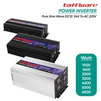 Gambar Taffware Power Inverter Pure Sine Wave DC 12V / 24V to AC 220V 1000 1600 2000 3000 4000 5000 6000 W - BK DC12V-1000W dari TimeMachineIndonesia undefined 1 Tokopedia