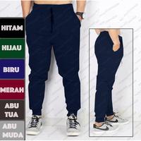 Gambar (Pra) Celana Panjang Joger Pria Wanita Termurah Training Olahraga Treining - Hitam, M dari Primadonanekaa undefined 3 Tokopedia