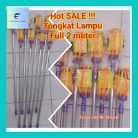 Gambar EELIA** TONGKAT LAMPU GROSIR MURAH!!! STIK LAMPU PANJANG 2 METER FULL STENLISS BARANG BAGUS PENGGANTI LAMPU - Tongkat Lampu dari Eeliana-Store undefined 1 Tokopedia