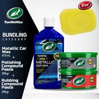 Gambar Turtle Wax [BUNDLE] Metallic Car wax + Polishing + Rubbing Compound dari Turtle Wax Indonesia undefined 1 Tokopedia