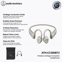 Gambar Audio-Technica ATH-CC500BT2 Wireless Cartilage Conduction Headphones - Black dari Audio Technica Indonesia undefined 1 Tokopedia