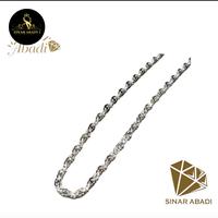 Gambar Kalung wanita model terbaru Emas putih 8 karat dari Sinar Abadi1 undefined 4 Tokopedia