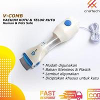Gambar Sisir Kutu Rambut Elektrik Vcomb Sedot Kutu Vacuum VComb Orinal Terbaik Dikelasnya dari riskymuhammad undefined 2 Tokopedia