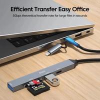 Gambar Zola 5 In 1 Adapter Otg Lightning-Type-C Data Usb Hub Full Speed Sd/Tf Card Reader / Sameday dari Tora usb undefined 1 Tokopedia