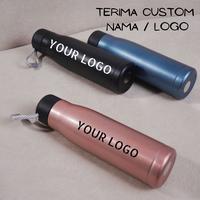 Gambar Tumbler Olahraga Stainless Steel Custom 500 ml Summer (SUS 304) Tahan Dingin & Panas 8 Jam TC-23 - Hitam dari Tumbler Avenue_NEW undefined 1 Tokopedia