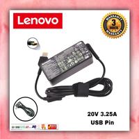 Gambar Adaptor Charger Laptop Lenovo IdeaPad U330p Series IdeaPad U430p Series 20V 3.25A USB PIN 65Watt dari hm2-pckita undefined 1 Tokopedia