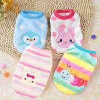 Gambar Fleece Dog Clothes Winter Small Dog Vest Cartooon Tiny Teacup Poodle Clothes For Dogs Shirt - 2, S dari Deriss Mugniss Heryan undefined 1 Tokopedia