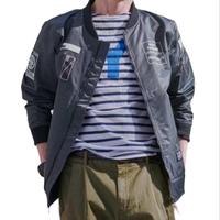 Gambar Jaket Bomber Big Size Feltics Grey Original - OB1 dari TheRao Branded House undefined 2 Tokopedia