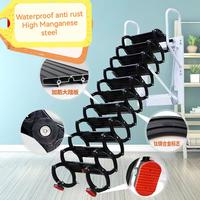 Gambar Tangga loteng - Tangga dinding - Tangga lipat teleskopik - wall mounted telescopic stairs - Wall 3.2M dari Mic Grosir undefined 1 Tokopedia
