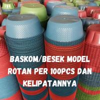 Gambar ADA PRODUK Baskom Besek Wakul Berkatan model Rotan 100 pcs - Dus, Rotan 100pcs dari ONE TECHNO ID undefined 1 Tokopedia