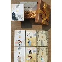 Gambar New Product Lm Emas Antam Hampers Happy Wedding Gift Series Custom 03 - Married Couple, 0.5 gram dari Nasr Mart undefined 2 Tokopedia