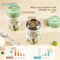Gambar ADA PRODUK 【24 JAM Thermal】ecentio Tahan Panas Food Jar Stainless Steel 316 Kotak makan cangkir sup Termos Makan Sup bekal makanan 500ml - 500ml dari ONE TECHNO ID undefined 5 Tokopedia