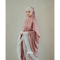 Gambar New Product !! Mukena Telekung Aminah By Kazami - Rosewood, All Size dari Nasr Mart undefined 4 Tokopedia