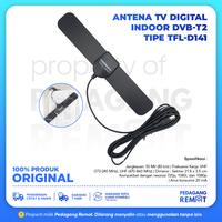 Gambar Antena TV Indoor Tipe TFL-D141 / Antena Indoor TV Digital Analog DVB-T2 + Kabel dari Pedagang Remote_NEW undefined 1 Tokopedia