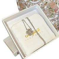 Gambar Kalung berlian 4 daun semanggi/hadiah liburan untuk pacar dari Aqua&Rose undefined 3 Tokopedia