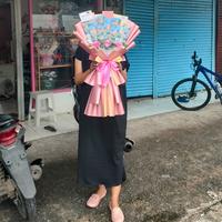 Gambar BUKET UANG JUMBO T 80CM/20 LEMBAR/DIKIRIM HARI INI dari RUMAH.BOUQUET.AN undefined 4 Tokopedia