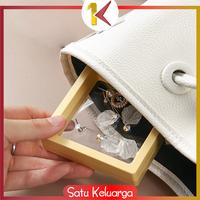 Gambar SK-K171 Kotak Display Kotak Penyimpanan Perhiasan Dengan Plastik - PINK MUDA, 9X9 dari Satukeluarga undefined 4 Tokopedia