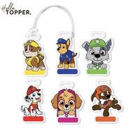 Gambar Custom Nama Bag Tag Akrilik UV Print Luggage Tag Acrylic Paw Patrol Gantungan Tas Koper Anak Sekolah Lucu - 01 dari Hello.Topper undefined 1 Tokopedia