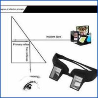 Gambar ''Terlaris" Kacamata Malas Lazy Glasses Optical Prism Lens 90 Derajat / Kacamata Malas Rebahan Periscope Myopia Horizontal Membaca Buku Meton Tv / Kacamata Malas Prisma Horizontal Untuk Ton Membaca Generasi Nunduk Awet Murah - Hitam dari beningsotre undefined 2 Tokopedia