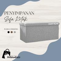 Gambar Extra Besar Storage Stool Sofa Lipat Box Container Kotak Penyimpanan dari PerlahanPasti undefined 1 Tokopedia