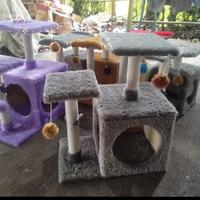 Gambar Rumah kucing dewasa cat tree house panjatan scratcher - Putih dari Cat house shop undefined 3 Tokopedia