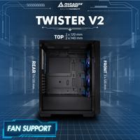 Gambar CASSING PARADOX GAMING TWISTER V2 | MESH | WHITE | ATX | 3X RGB FAN dari PARADOX GAMING OFFICIAL STORE undefined 4 Tokopedia