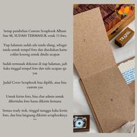 Gambar Custom Scrapbook Album Size M TERMASUK DEKORASI & GRATIS CETAK FOTO - It's About Us dari sagalegemogon shoeps undefined 3 Tokopedia
