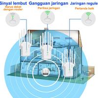 Gambar [Sinyal melewati 10 dinding]repeater wifi extender wifi 300M penguat sinyal wifi wifi repeater wifi untuk di rumah Wireless Wifi Range Extender Signal Amplifier Alat Penyambung Wifi Jarak Jauh Wifi Router Penguat Penerima Pemancar Sinyal WIFI Router - Hitam dari Nafiladevi store undefined 4 Tokopedia