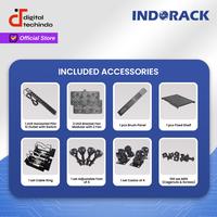 Gambar IR9042P Close Rack 42U INDORACK Depth 900mm Perforated Door Rak Server dari Digital Techindo undefined 3 Tokopedia
