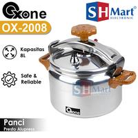 Gambar OXONE PRESSURE COOKER PANCI PRESTO ALUMINIUM 8 LITER OX-2008 OX2008 dari SHMART ELECTRONIC undefined 1 Tokopedia