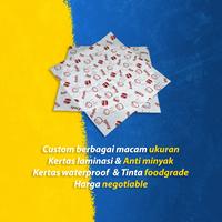 Gambar cetak kertas food grade | cetak bungkus makanan | kertas greaseproof dari Coteens Co. undefined 2 Tokopedia