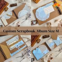 Gambar Custom Scrapbook Album Size M TERMASUK DEKORASI & GRATIS CETAK FOTO - It's About Us dari sagalegemogon shoeps undefined 1 Tokopedia