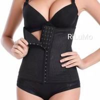 Gambar New Rilumo Korset Xs-5Xl 28Cm Kait 4 Tulang 4 Pengecil Pelangsing Perut Stagen Pasca Melahirkan Waist Corset 28 Jumbo Big Size Diet Olah Raga Untuk Baju Pesta Halus Medium Press Unisex Pria Wanita - L hitam dari glosir22 undefined 2 Tokopedia