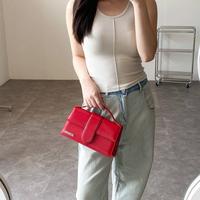 Gambar JACQUEMUS Le grand bambino bag patent Red dari gleecious bags undefined 4 Tokopedia