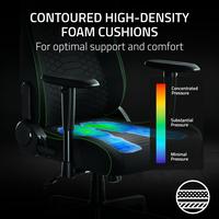 Gambar Razer Iskur V2 X - Black Fabric - Core Ergonomic Wide Seat Dual Density Molded Form Gaming Chair dari Tokogadgetsid undefined 5 Tokopedia