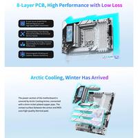 Gambar MAXSUN iCraft Z890 ARCTIC - [Socket LGA 1851, Intel Z890, DDR5, WIFI 7, PCIe 5.0, LAN 5G, USB3.2 Type C, ATX] dari Duta Mandiri Infokom undefined 5 Tokopedia