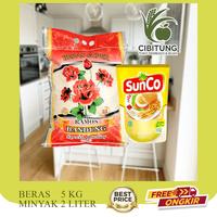 Gambar Bundling beras minyak 5kg 2liter - Beras Premium dan Minyak premium - DAUNSUJI, SUNCO/RANDOM dari Scooz undefined 4 Tokopedia